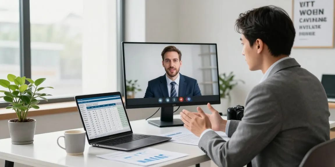 VAT on business electricity consultation scene with advisor calculating rates.