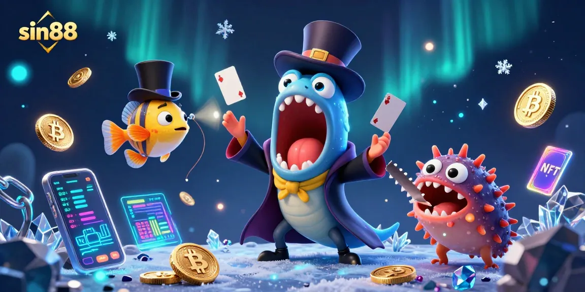Experience thrilling games with sin88 through captivating characters in a magical casino scene.
