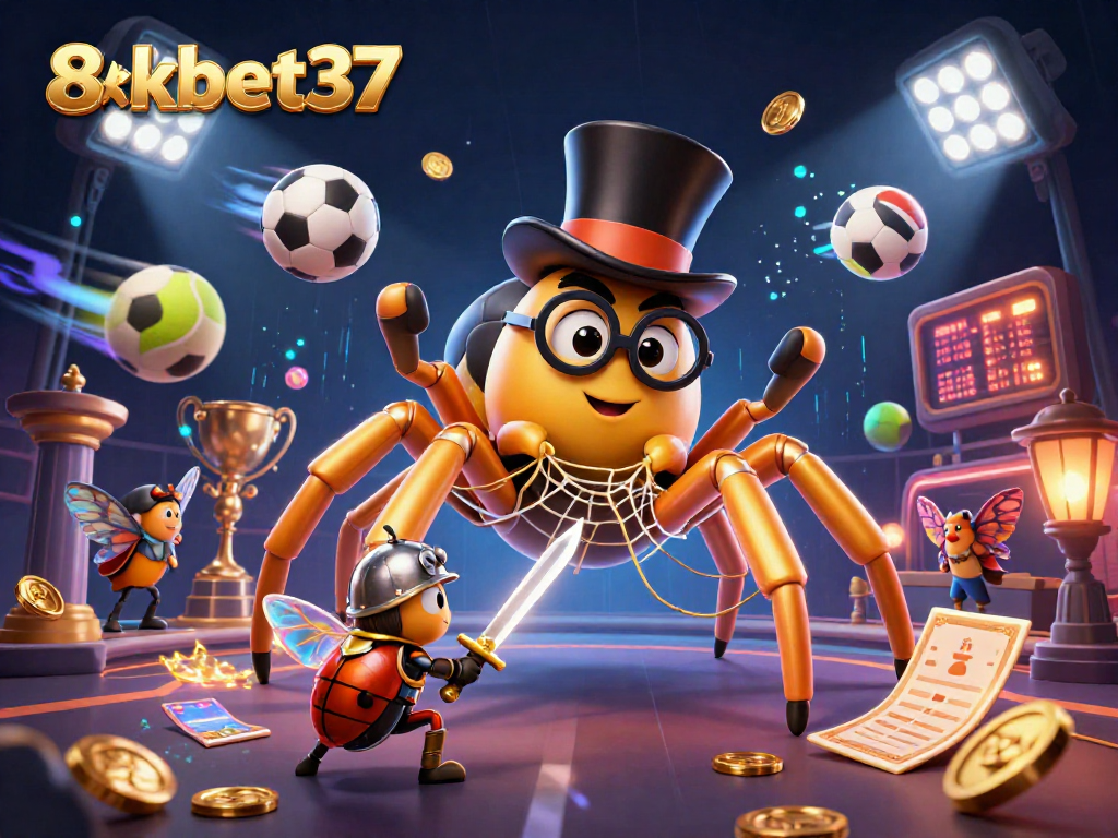 Experience gaming excitement with 8kbet37's vibrant casino scene featuring iconic characters.