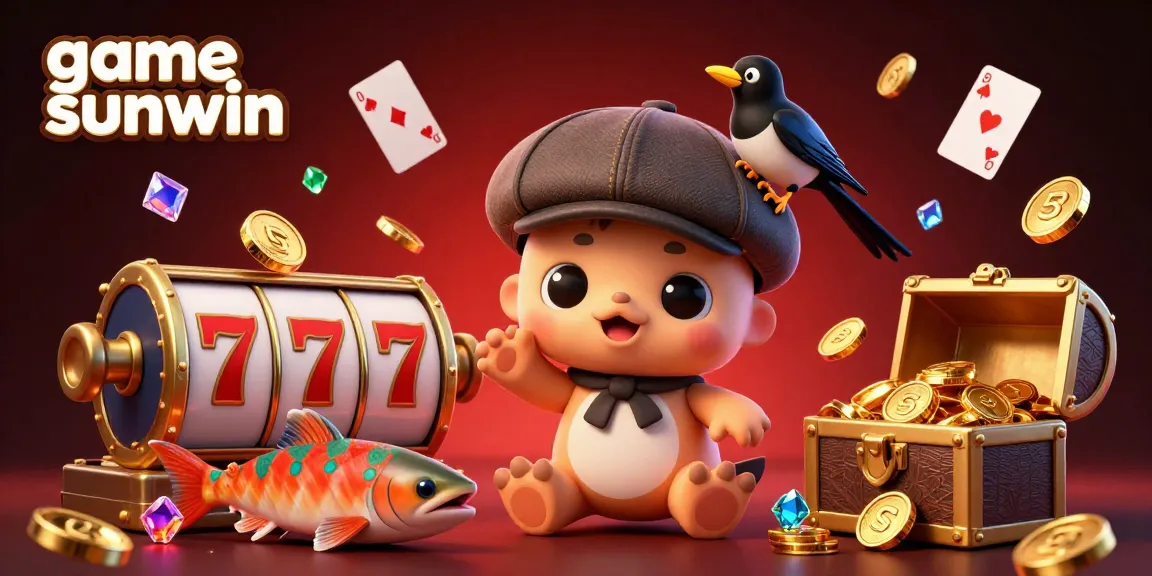 Engage in thrilling action with game sunwin, featuring vibrant characters and casino elements in an exciting underwater scene.