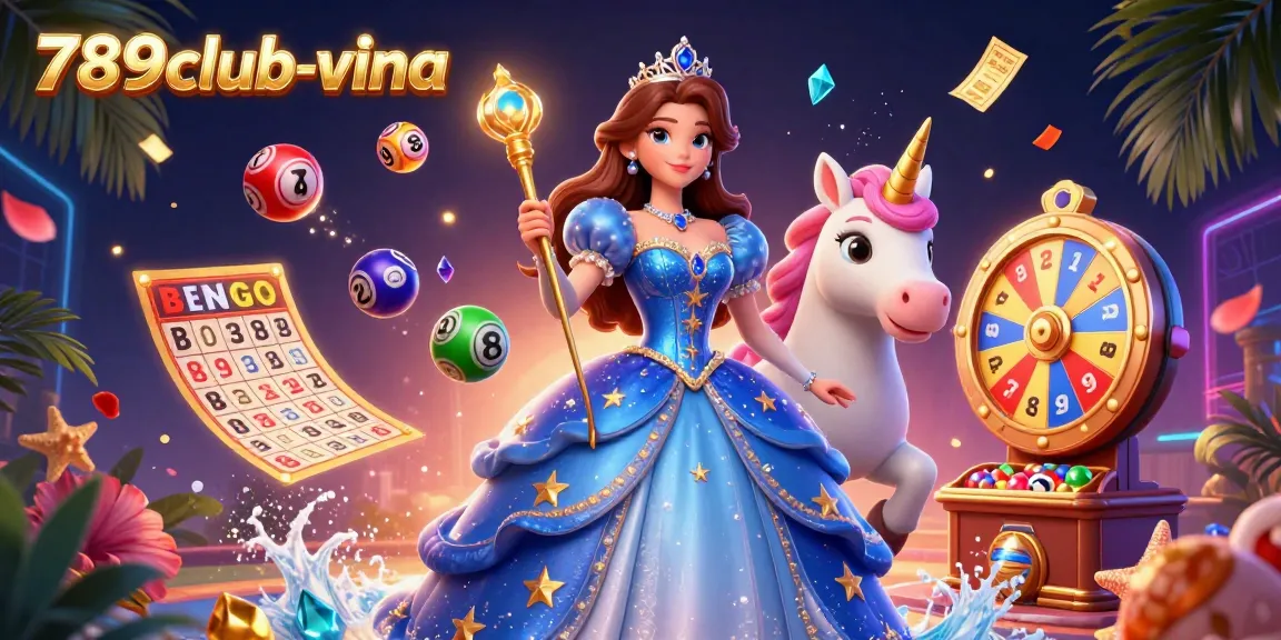Experience the excitement of 789club-vina featuring a magical gambling scene with dynamic rewards and vibrant illustrations.