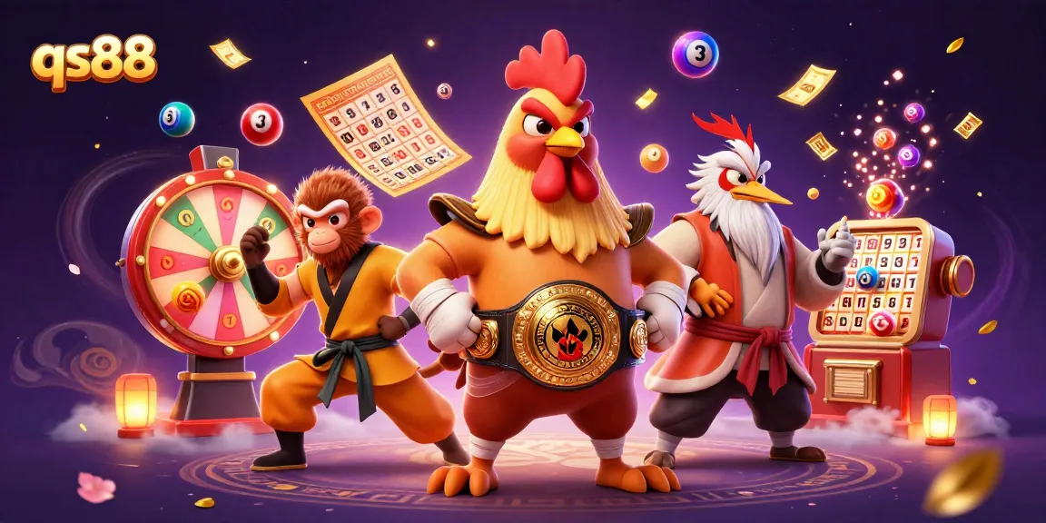 Experience thrilling wins at qs88 with vibrant lottery elements and dynamic gameplay scenes.