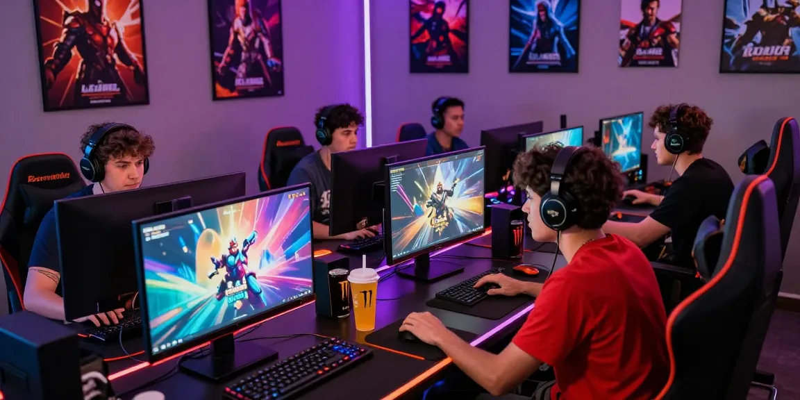 Pengalaman bermain Rajaslot 20, gamer terlibat dalam sesi permainan dengan suasana kompetitif dan menyenangkan.